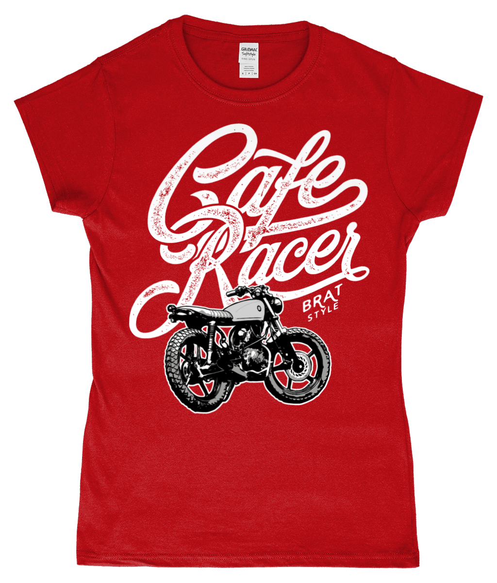 Cafe Racer Factory - Gildan SoftStyle® Ladies Fitted Ringspun T-Shirt - Vitesse T-Shirts UK