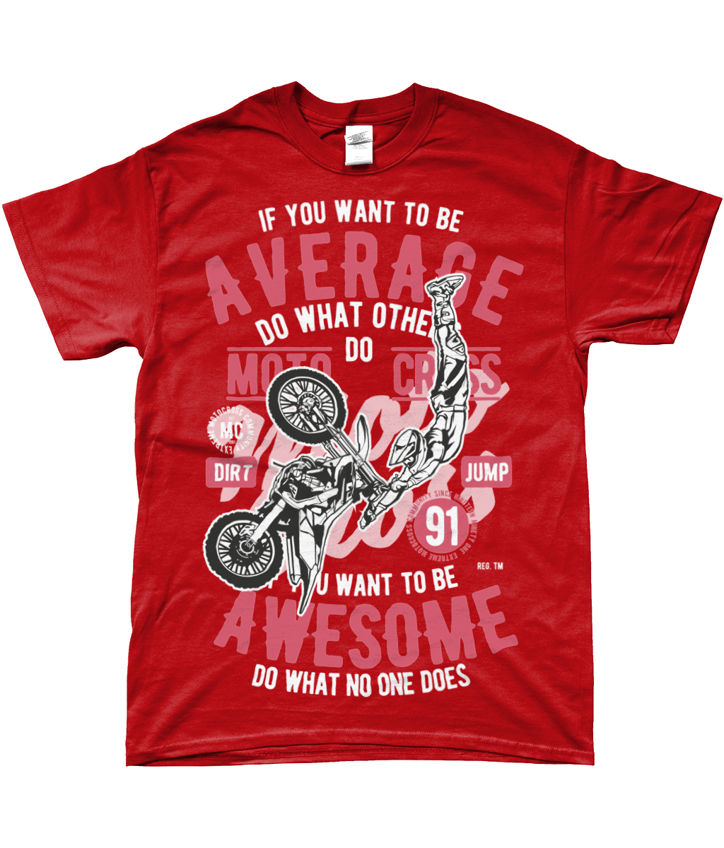 Awesome Motocross - Gildan SoftStyle® Ringspun T-Shirt