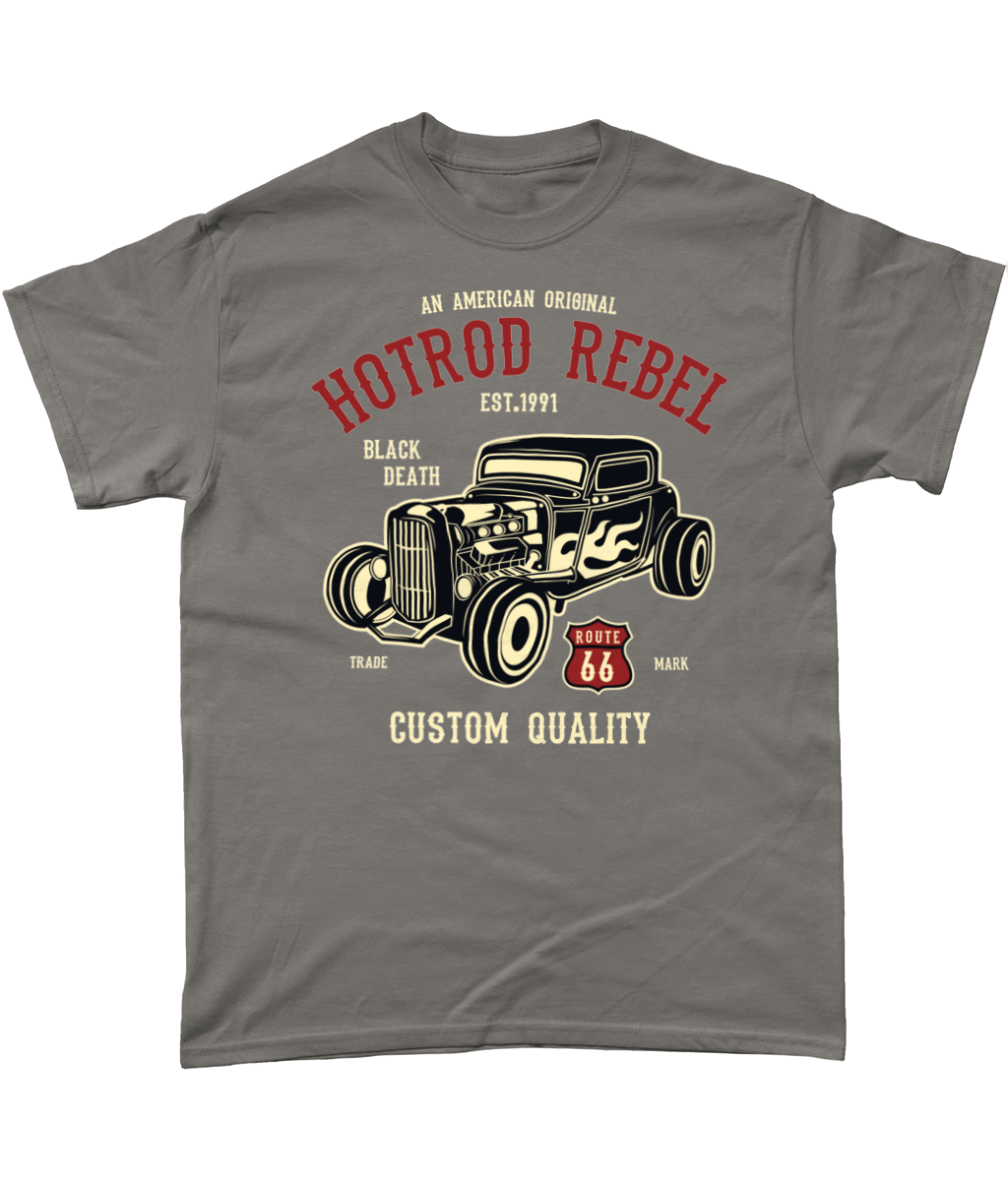 Hotrod Rebel – Gildan Heavy Cotton T-Shirt - Vitesse T-Shirts UK