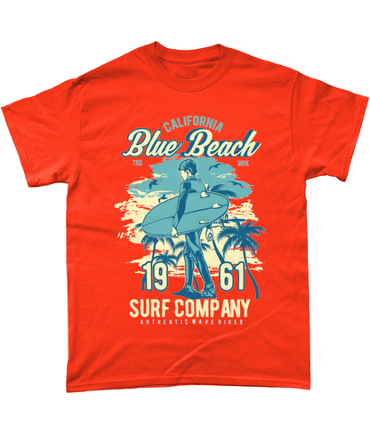 Blue Beach – Gildan T-Shirt aus schwerer Baumwolle