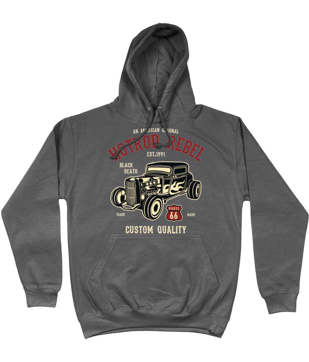 HotRod Rebel – AWDis College Hoodie - Vitesse T-Shirts UK