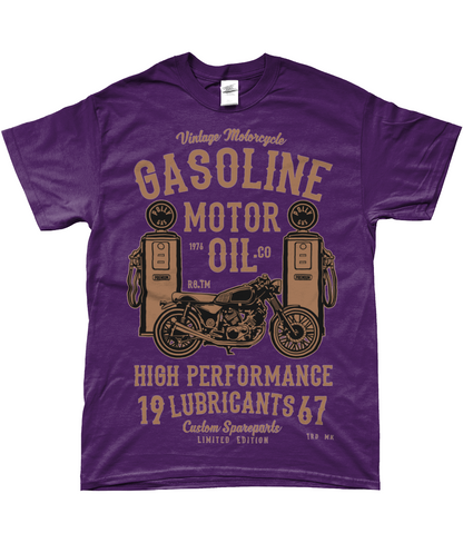 Gasoline Motor Oil - SoftStyle Ringspun T-Shirt