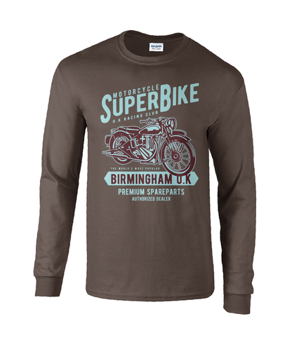 SuperBike - Langärmliges T-Shirt aus Ultra-Baumwolle