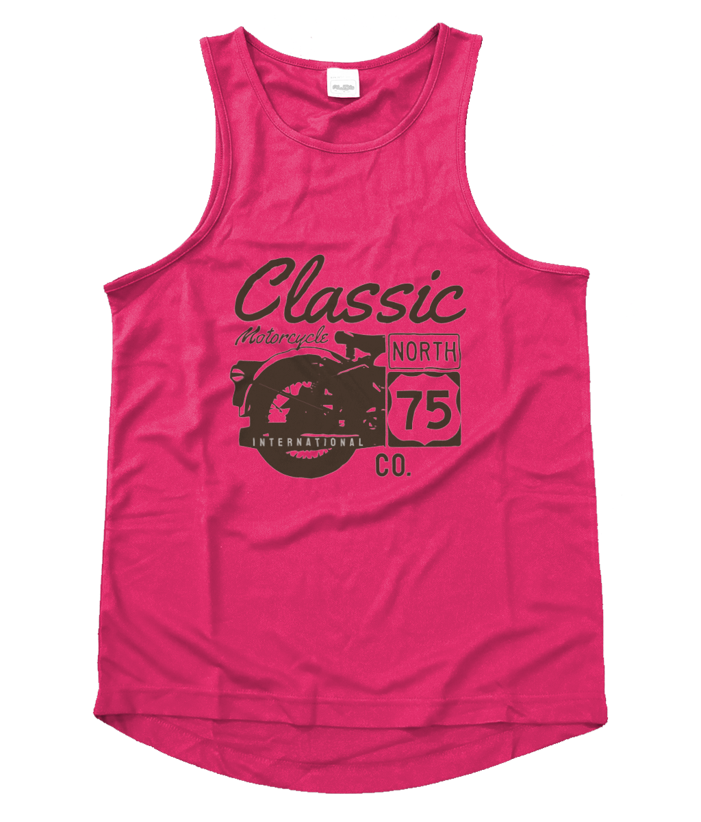 Classic Motorcycle 75 Black - Men's Cool Vest