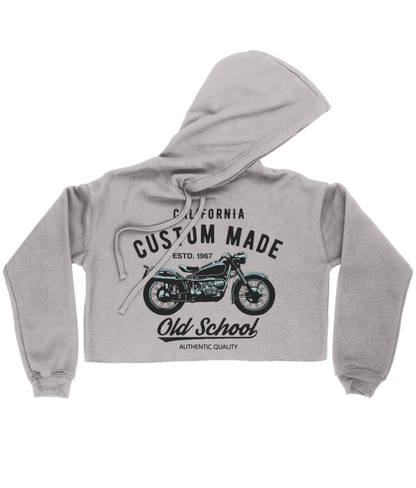 Custom Made - Bella Ladies Cropped Hoodie