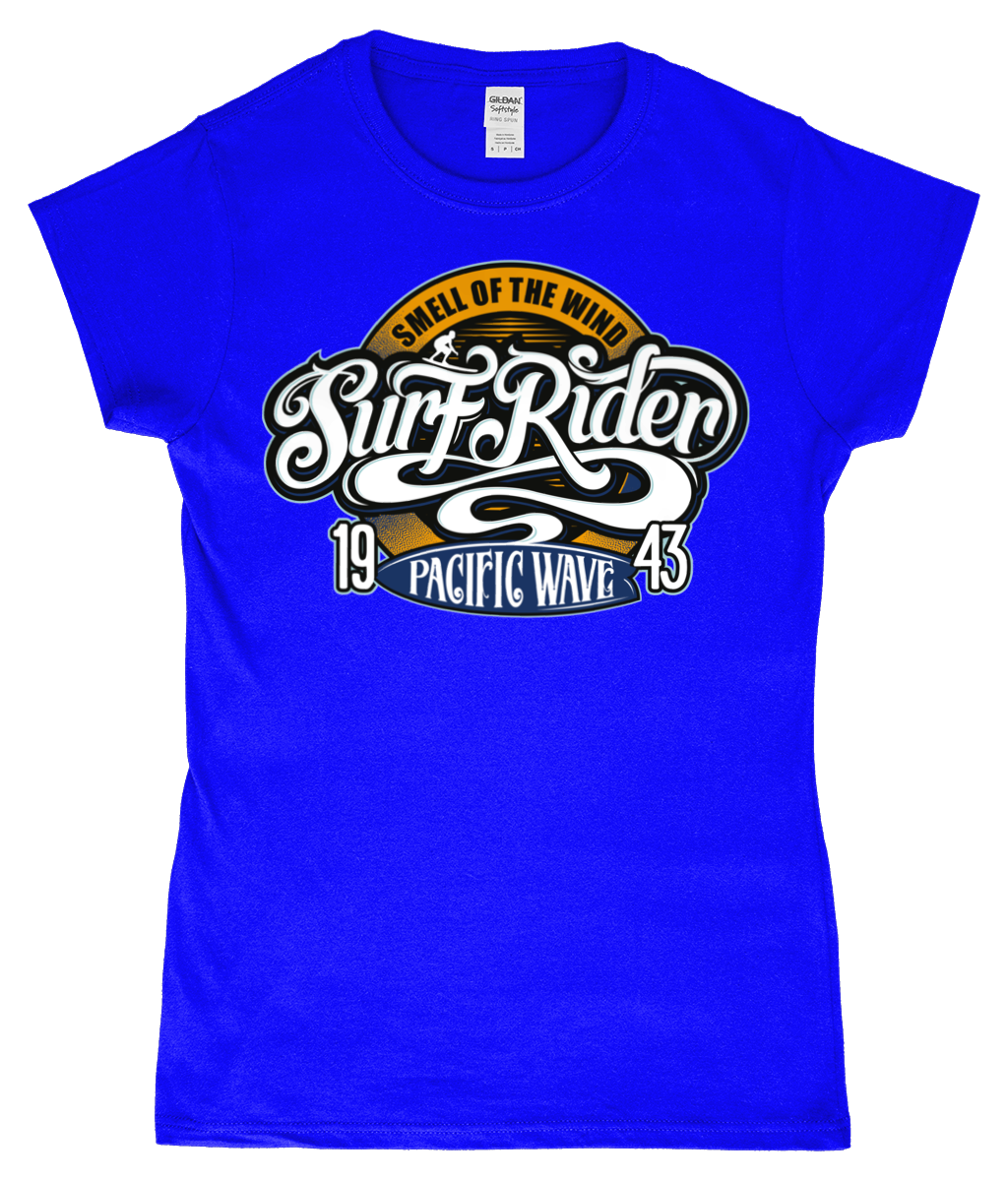 Surf Rider v2 - SoftStyle Ladies Fitted Ringspun T-Shirt