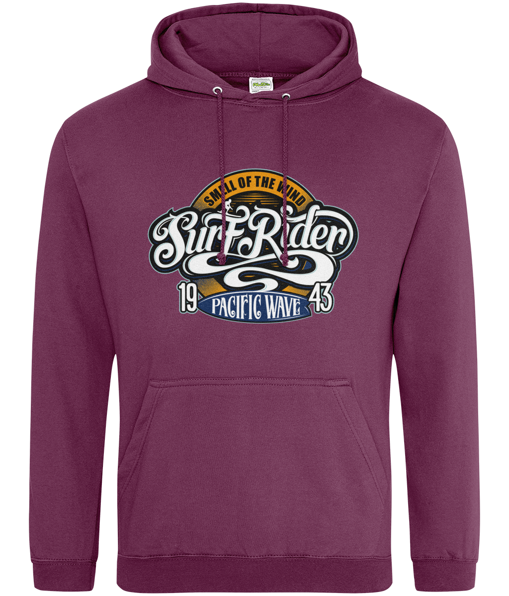 Surf Rider v2 - AWDis College Hoodie - Vitesse T-Shirts UK