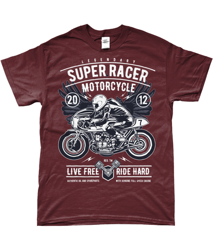 Super Racer - SoftStyle Ringgesponnenes T-Shirt