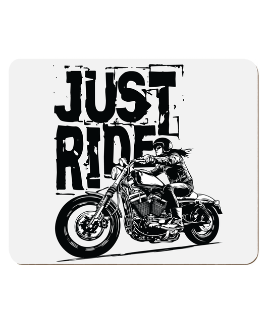 Set de table en carton dur Biker Girl Black - Lot de 4