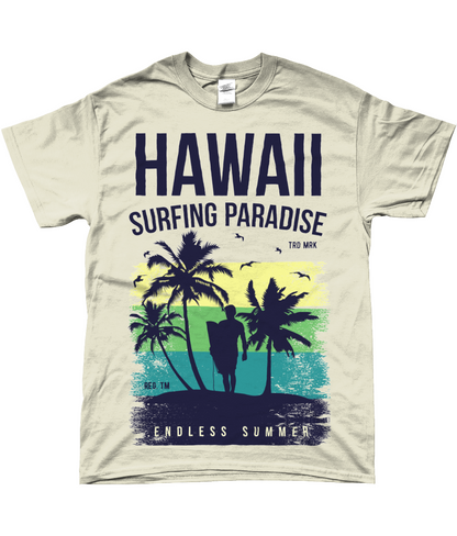 Hawaii Endloser Sommer - Gildan SoftStyle® Ringspun T-Shirt