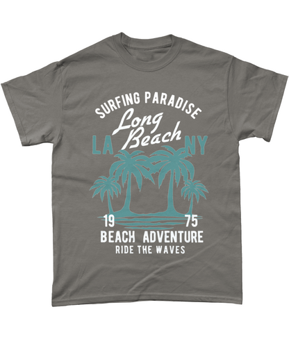 Strandabenteuer - Schweres Baumwoll-T-Shirt