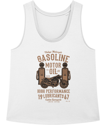 Gasoline Motor Oil - Stella Minter Ladies Vest - Vitesse T-Shirts UK