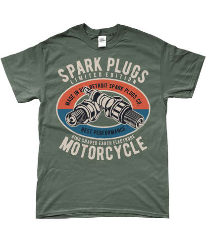 Spark Plugs - SoftStyle Ringspun T-Shirt