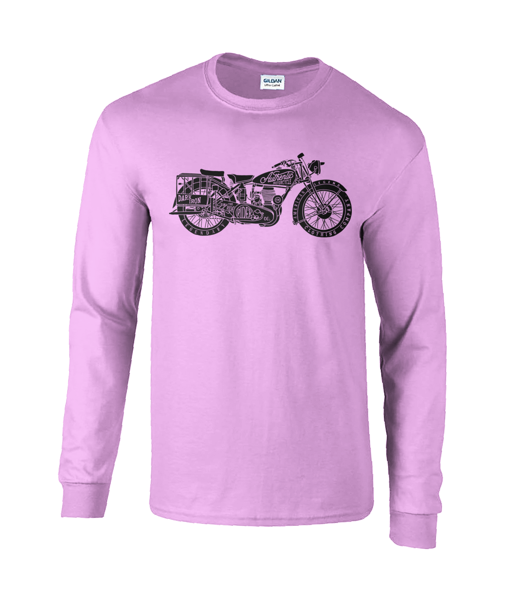 Enjoy The Ride - Black - Ultra Cotton® Long Sleeve T-Shirt - Vitesse T-Shirts UK