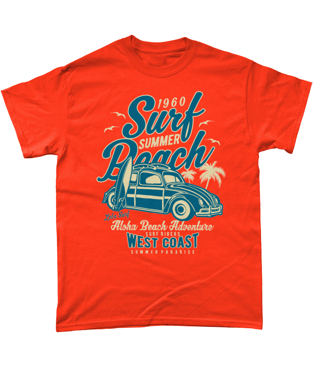 Surf Beach – Gildan Heavy Cotton T-Shirt - Vitesse T-Shirts UK