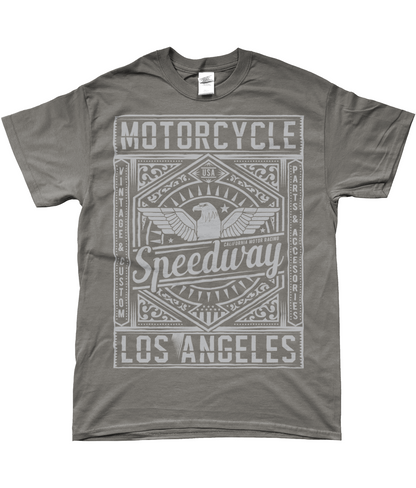 Circuit de moto - T-shirt Gildan SoftStyle® Ringspun