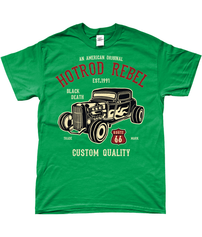 Hotrod Rebel - SoftStyle Ringspun T-Shirt