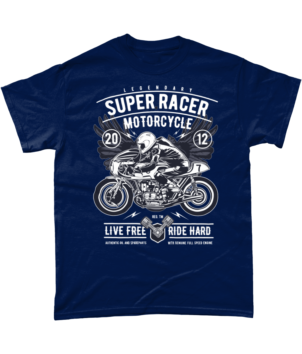 Super Racer – Gildan Heavy Cotton T-Shirt - Vitesse T-Shirts UK