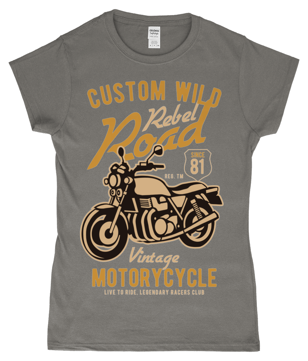 Custom Wild - Gildan SoftStyle® Ladies Fitted Ringspun T-Shirt