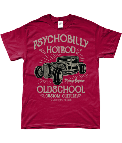 Psychobilly Hotrod - SoftStyle Ringspun T-Shirt