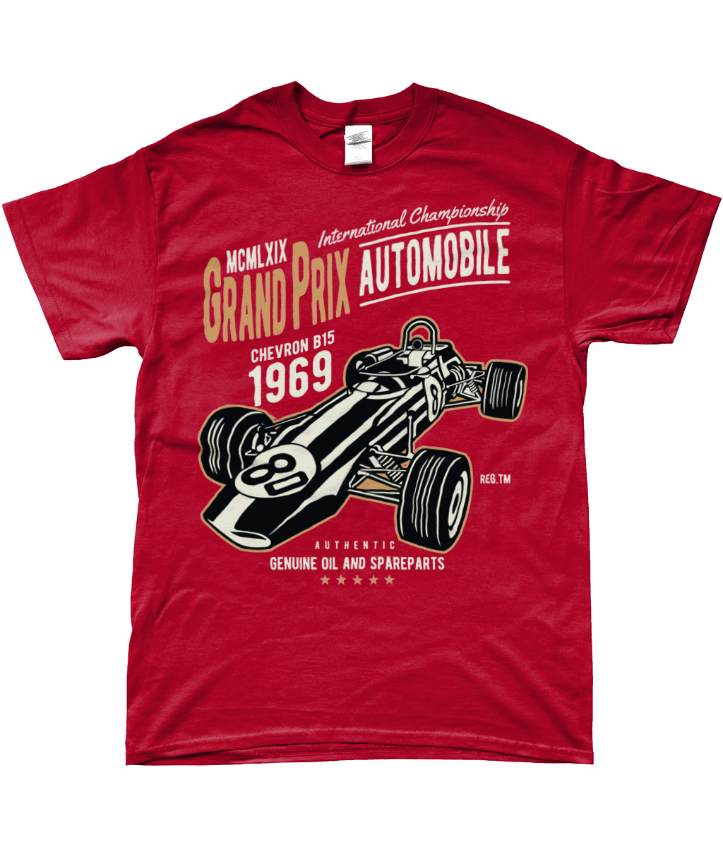 Grand Prix - T-shirt filé à anneaux SoftStyle