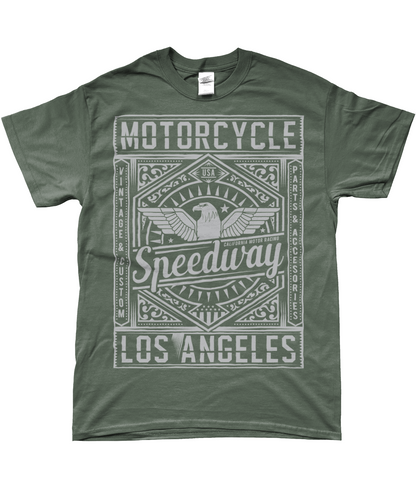 Motorcycle Speedway - Gildan SoftStyle® Ringspun T-Shirt