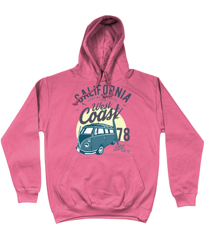 California West Coast v2 – AWDis College Hoodie - Vitesse T-Shirts UK