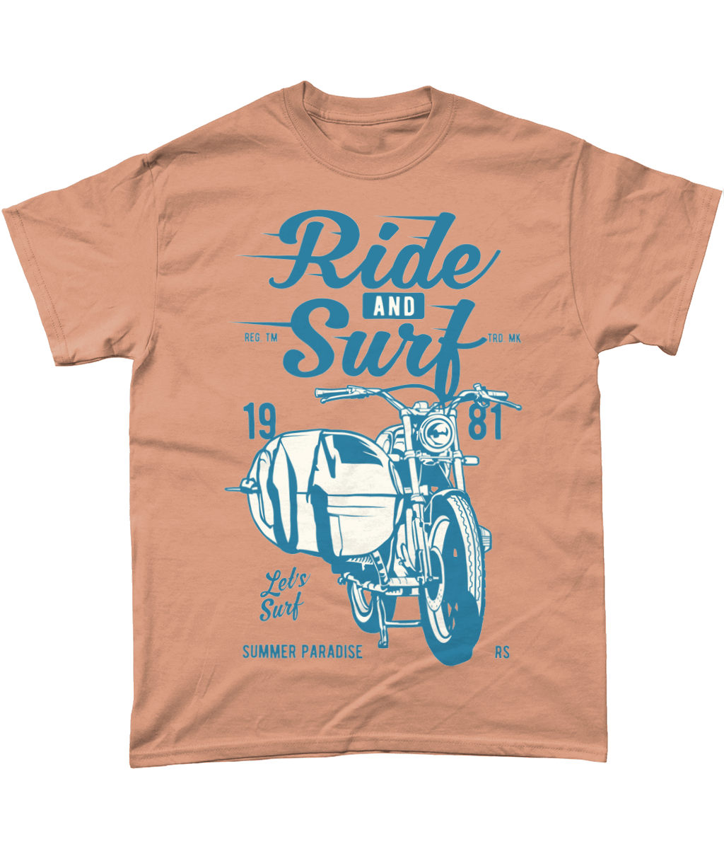 Ride And Surf – Gildan Heavy Cotton T-Shirt - Vitesse T-Shirts UK