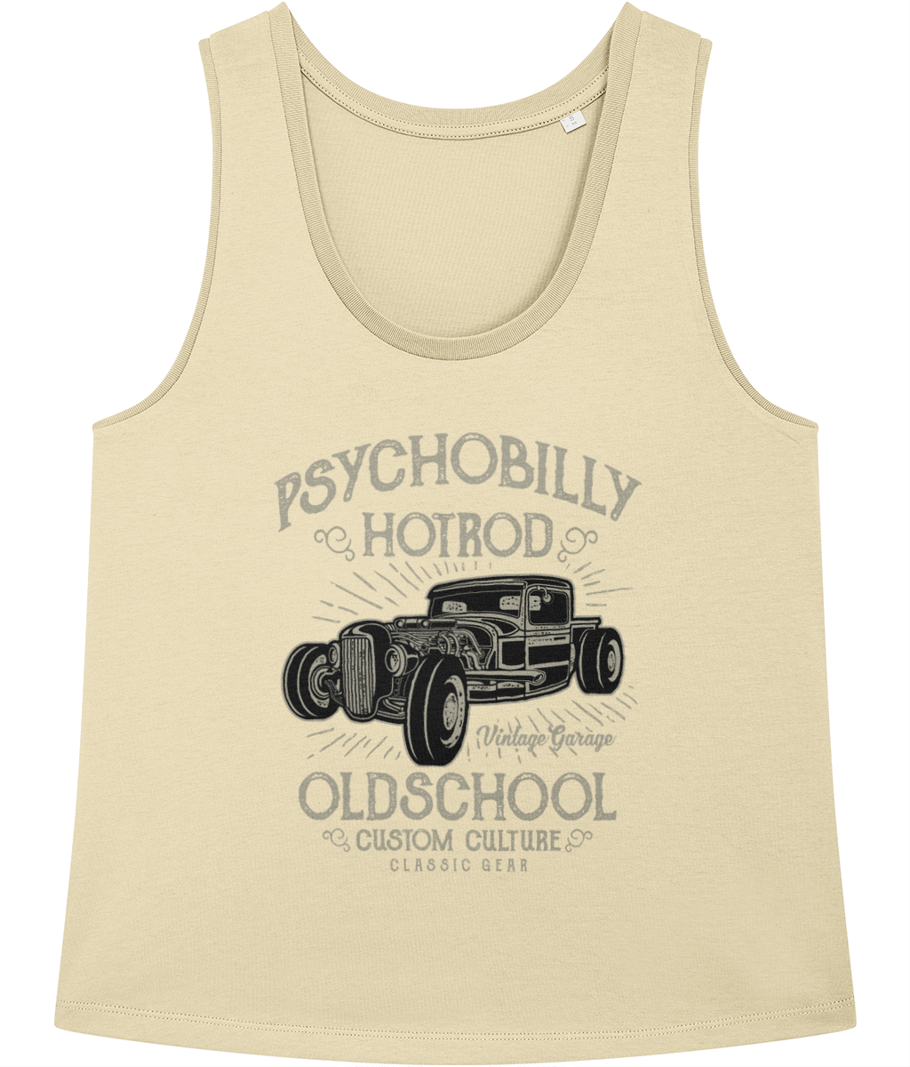 Psychobilly Hotrod - Stella Minter Ladies vest - Vitesse T-Shirts UK