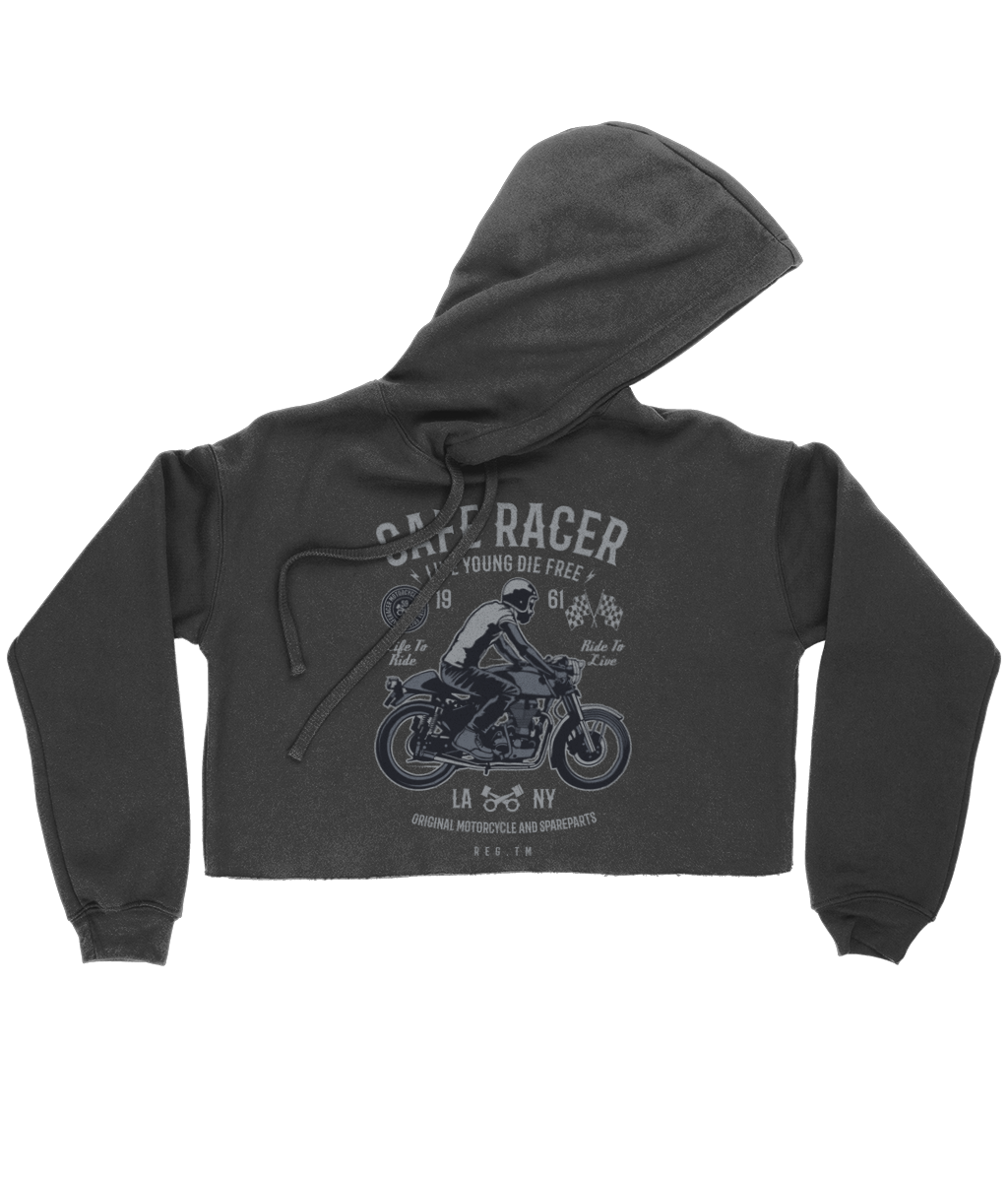 Cafe Racer v3 - Bella Damen Kurzer Hoodie 