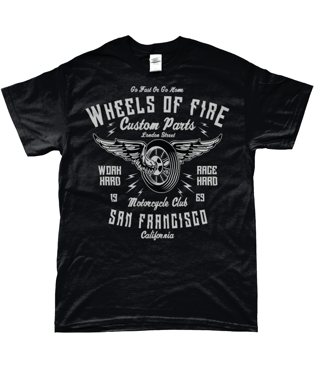 Wheels Of Fire - SoftStyle Ringgesponnenes T-Shirt