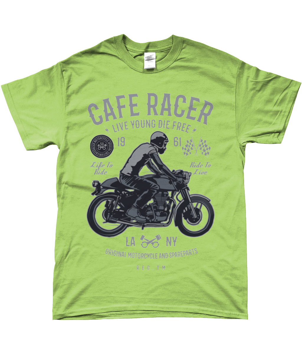 Café Racer v3 - T-shirt Gildan SoftStyle® Ringspun